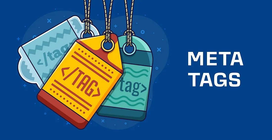 Meta tags in the head section of an HTML document