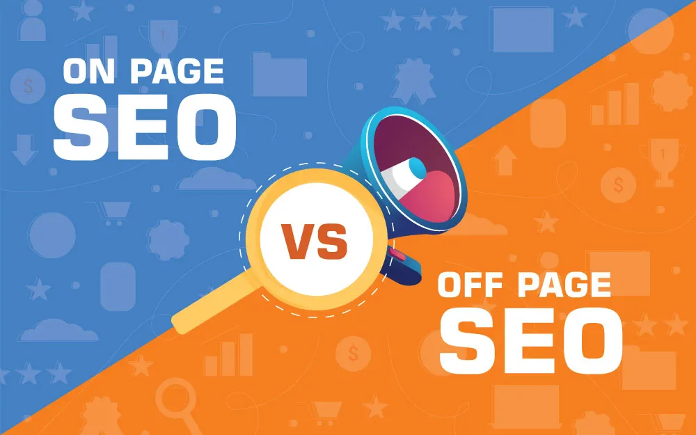 Comparison of On-Page and Off-Page SEO activities